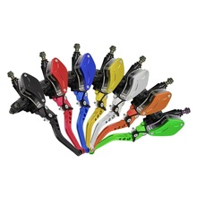 厂家供应摩托车改装泵刹车CNC枫叶泵可调节离合牛角手柄刹车配件