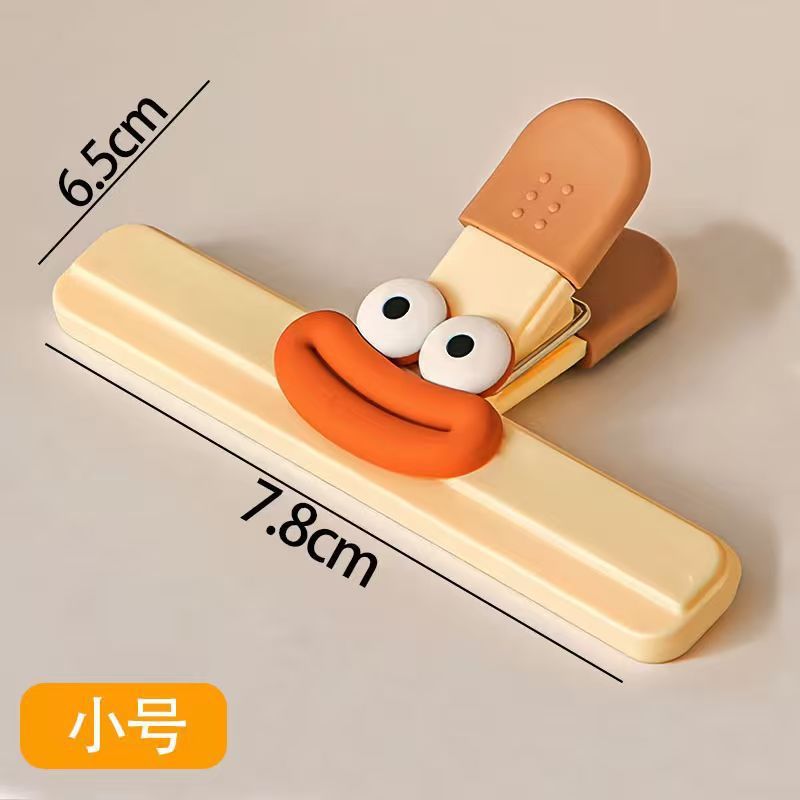 零食封口夹便捷食品袋子密封夹茶叶零食保鲜密封夹子食品密封口夹|undefined