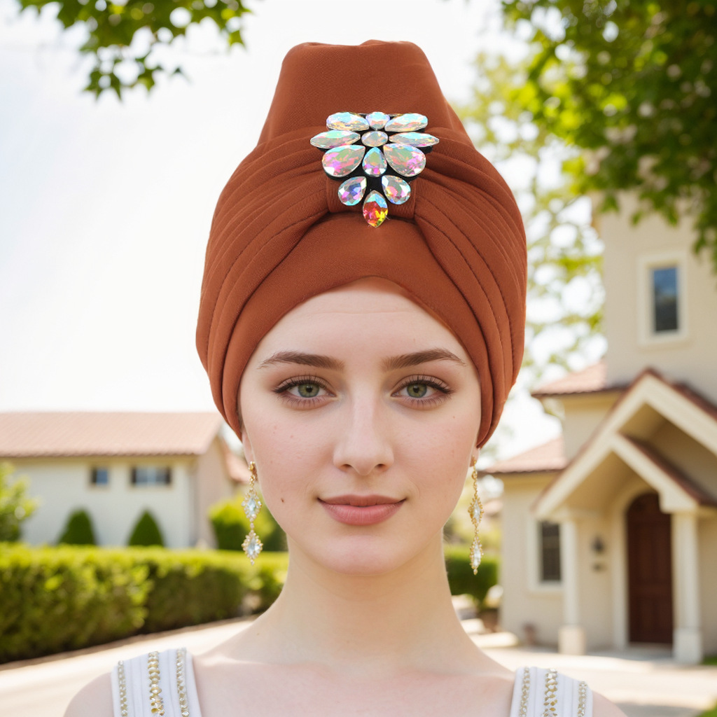 Chapeau musulman Espace musulman laminé foret froissé laminé chapeau africain chapeau indien_voghion.com