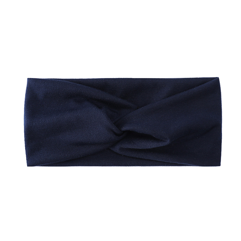 Europa y América de yoga bohemio deportes banda para el cabello elástico antideslizante banda para el cabello de ala ancha entrenamiento correr sudor-absorbente diadema de las mujeres