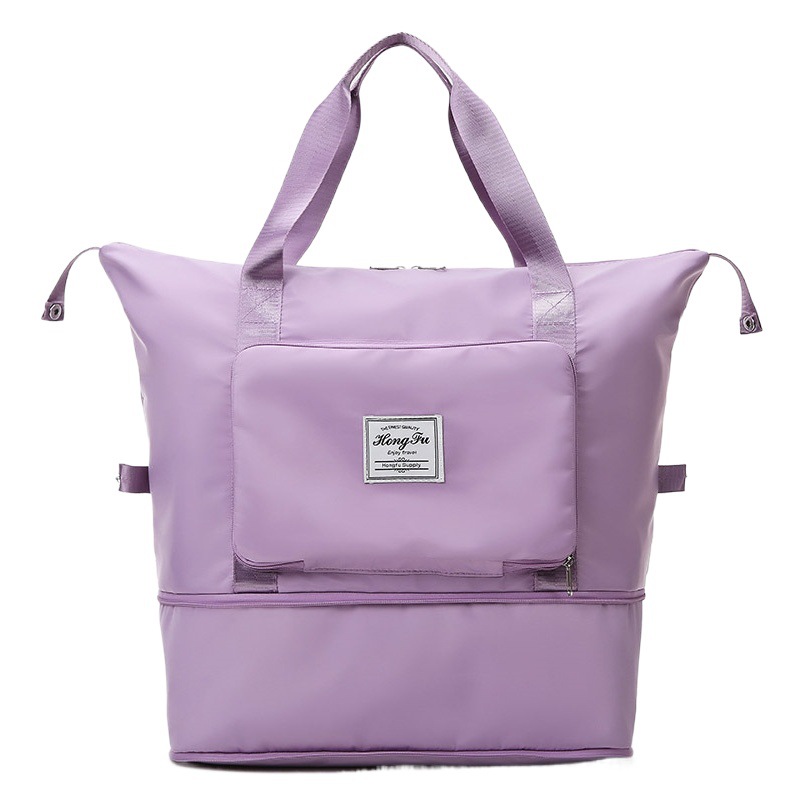 Bolsa de viaje de las mujeres mojado y seco separación deportes bolsa de hombro plegable bolsa de almacenamiento bolsa de fitness hombres bolsa de equipaje impermeable