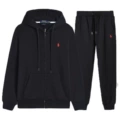 [zipper style] black with red label set