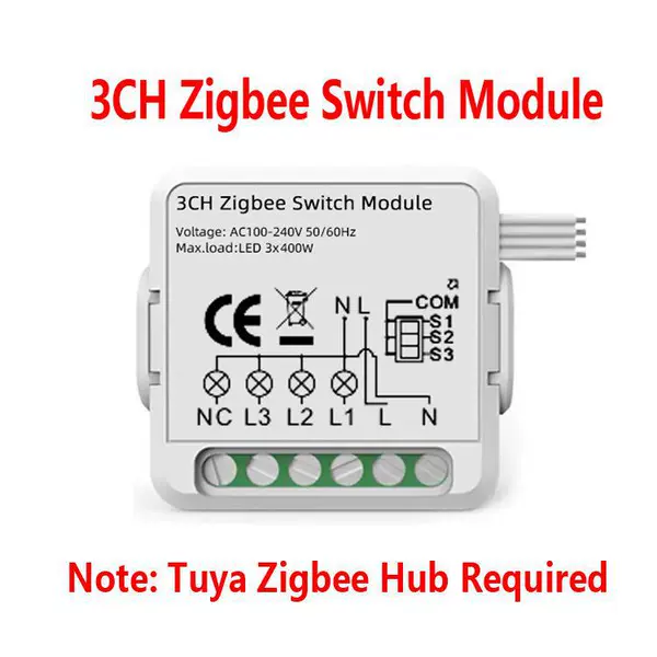 White zigbee 3 way