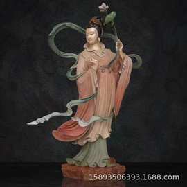八仙图片大全八仙过海各显神通八仙神像1.6米站八仙树脂古彩摆件