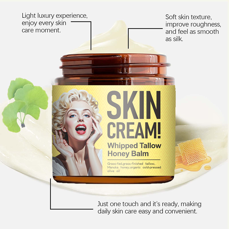 La crema corporal con aceite de vaca Monroe y bálsamo de mantequilla y miel de Manuka, la más vendida de Amazon, es hidratante y nutritiva.