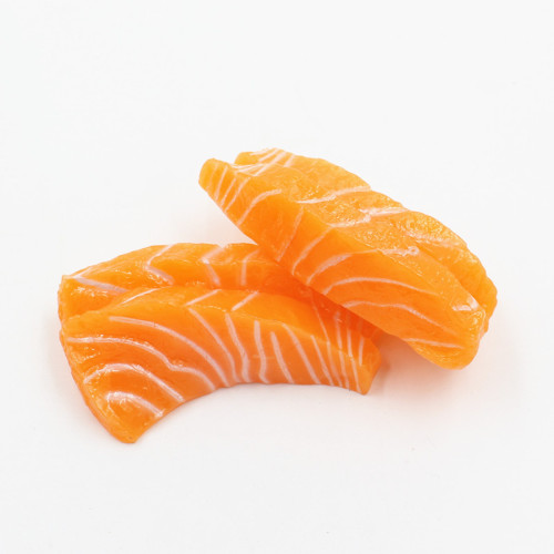 Simulated salmon fillet sashimi sashimi Japanese food food model window display decoration shooting props