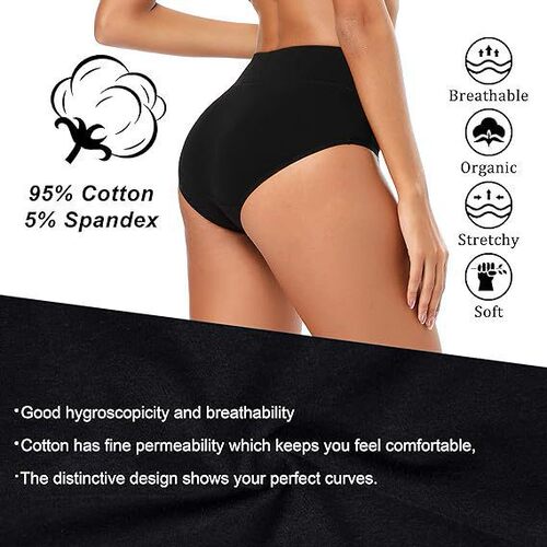 Single-piece European size cotton women's underwear, high-waist abdomen, hip-lifting underwear, popular large-size triangle