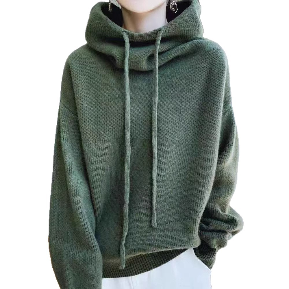 Women's Clothing Women's Oversized Turtleneck Sweater – Chunky Knit Cable Pullover – Cozy Winter Loungewear (S-XL)_voghion.com