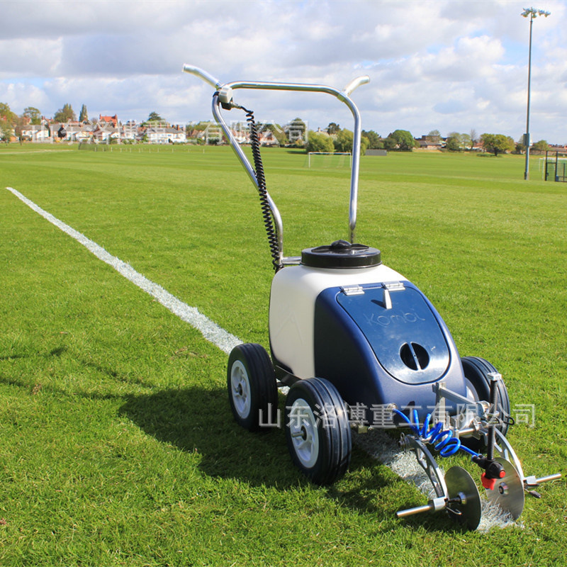 手推式汽油动力种植草皮划线机  草皮卷草起割标线车