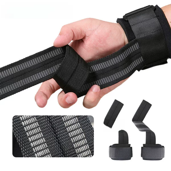 Maida cross-border fitness wristband non-slip hard pull booster band grip band barbell dumbbell pull-up booster band