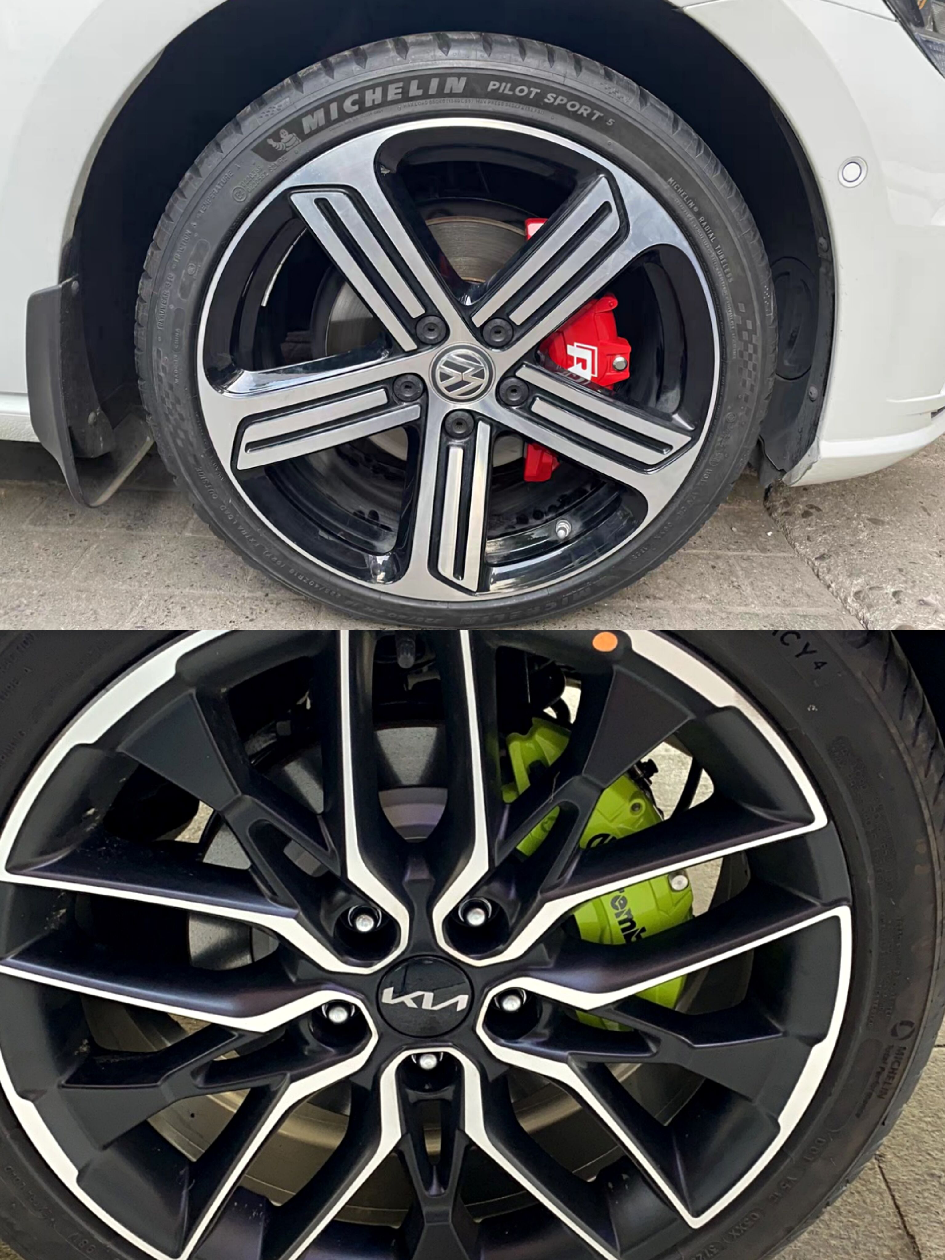 Suitable for Bmw, Audi, Honda, Toyota and Volkswagen Wheel Brake Modification, Customized Aluminum Alloy Caliper Cover, Abalone Shell