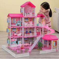 国境を越えた電子商取引子供用リトルプリンセスハウス女の子ドールハウスままごと城セットヴィラシミュレーション子供のおもちゃ