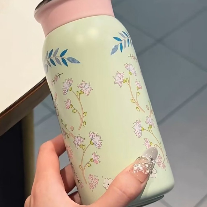 星爸爸春日花系列不锈钢保温杯355ml 春日花系列|undefined
