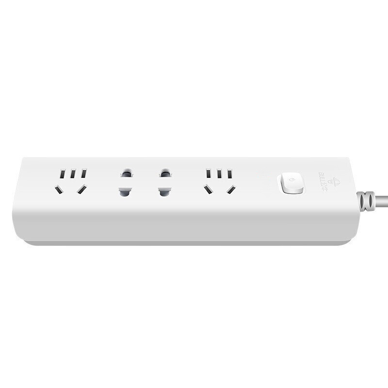 GN-M1220 10A 250V 1.8m导线 带线插座 白色