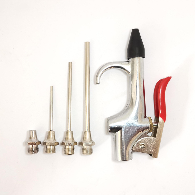 锌合金吹尘枪5件套气动工具吹灰吹尘枪套装气动吹尘枪5PC套装