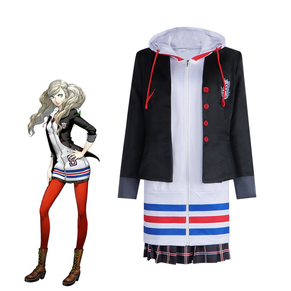 女神異聞錄 5 cos服高卷杏 女制服 cosplay服萬聖節舞台表演服