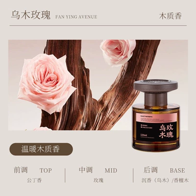 Car Perfume Aromatherapy Textured Car Fragrance Series - ebony-rose