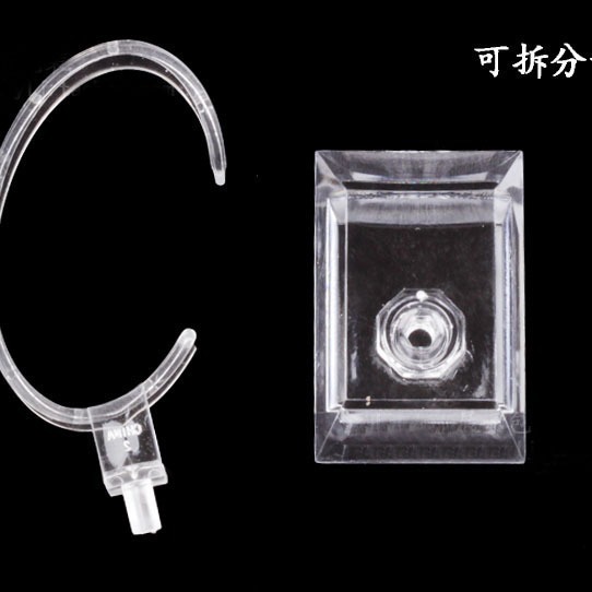 時計ディスプレイスタンド透明アクリルスタンドブレスレットディスプレイスタンド C リングスタンドブレスレットブレスレットジュエリー棚卸売