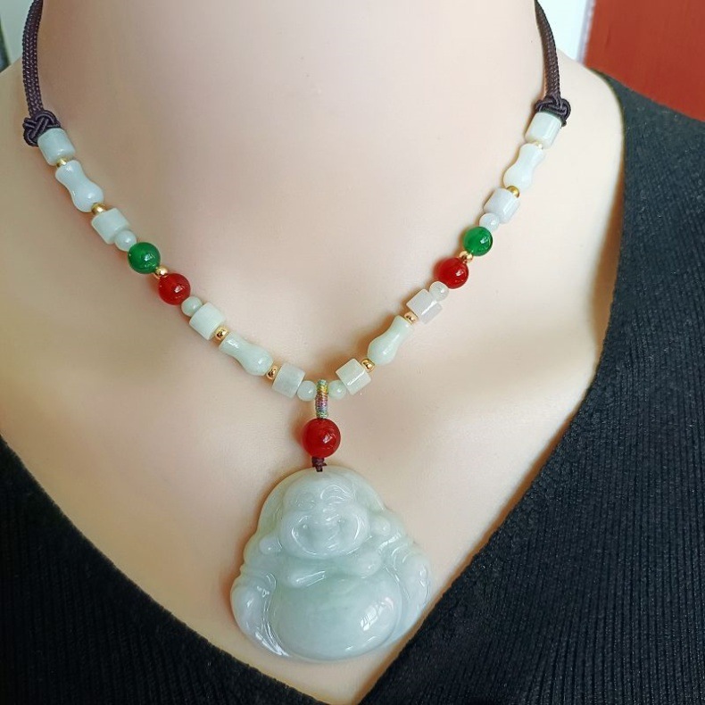 Mặt dây chuyền ngọc bích Phật Di Lặc tự nhiên Myanmar A chính hãng có chứng chỉ — Chứng chỉ Đại Phật số 2731. 44.8X50.8x10mm, 2726 số 46.8X50.3X12.2mm, 2729 Đại Phật 47.2X53.7X12.1mm, Chứng chỉ Phật lớn số 2727 49X53X12.2mm chi tiết 16