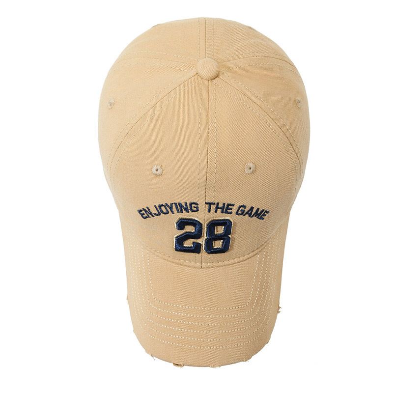 Washed Baseball Cap For Men And Women Embroidered Letter Style_voghion.com