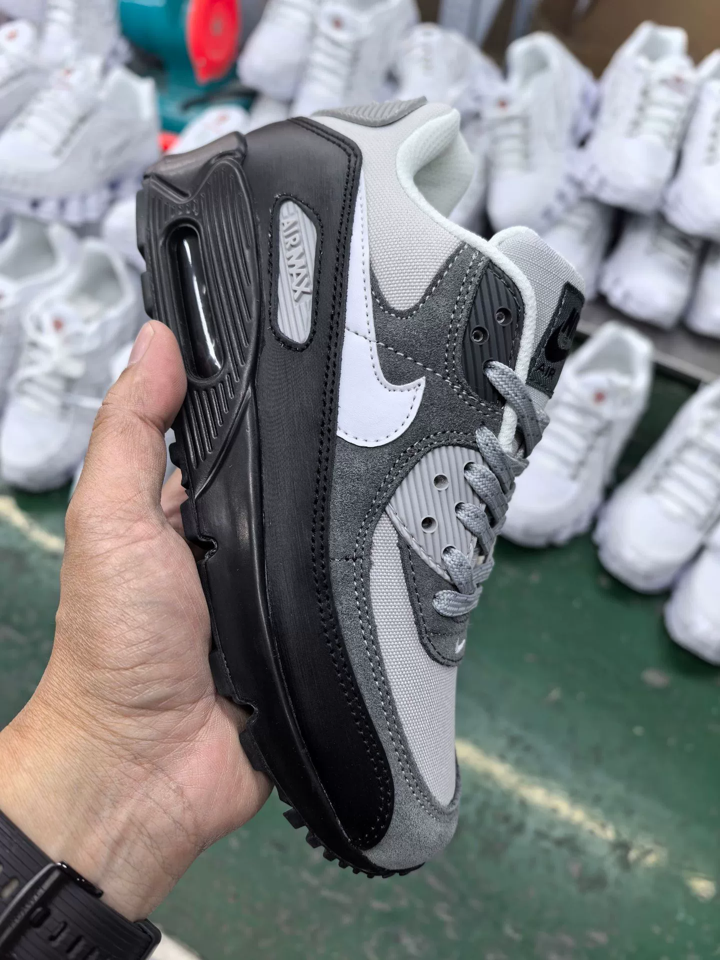 Кросс-граничная внешнеторговая Путянь обувь Air Max90 воздушная подушка сетчатые повседневные спортивные кроссовки европейский стиль высокий уровень спортивной обуви