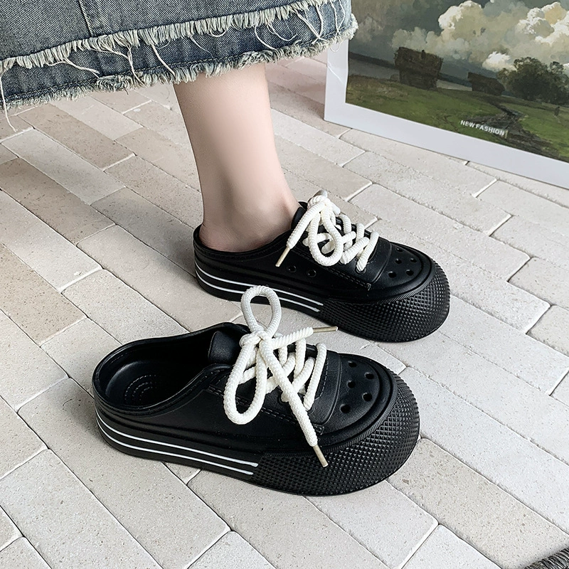 Простой ремешок с ремешком, универсальные шлепанцы, сандалия, обувь для женщин летом носить повседневные тенденции, милые женские сандалии