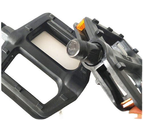 Mountain bike double-bead pedals, bicycle new imitation aluminum alloy plastic ball pedals, riding equipment type 602