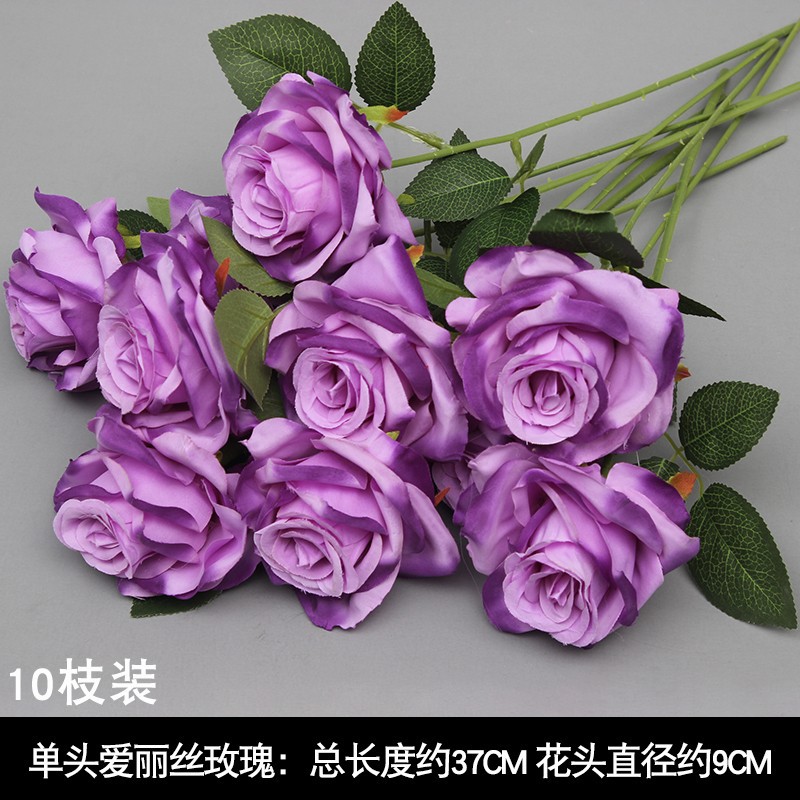10 ramas floral púrpura imitación floral floral arco floral decoración floral falsa vino floral decoración de boda roja