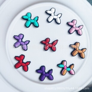 BALLON DOG Hole Shoes Shoes Flower PVC Pea Buckle Shoe Buckle DIY Garden Shoes Accessories Cross Border in stock Wholesale