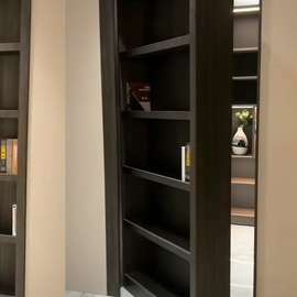网红书柜式隐形门密室暗门旋转机关门创意室内隐藏书架门跨境