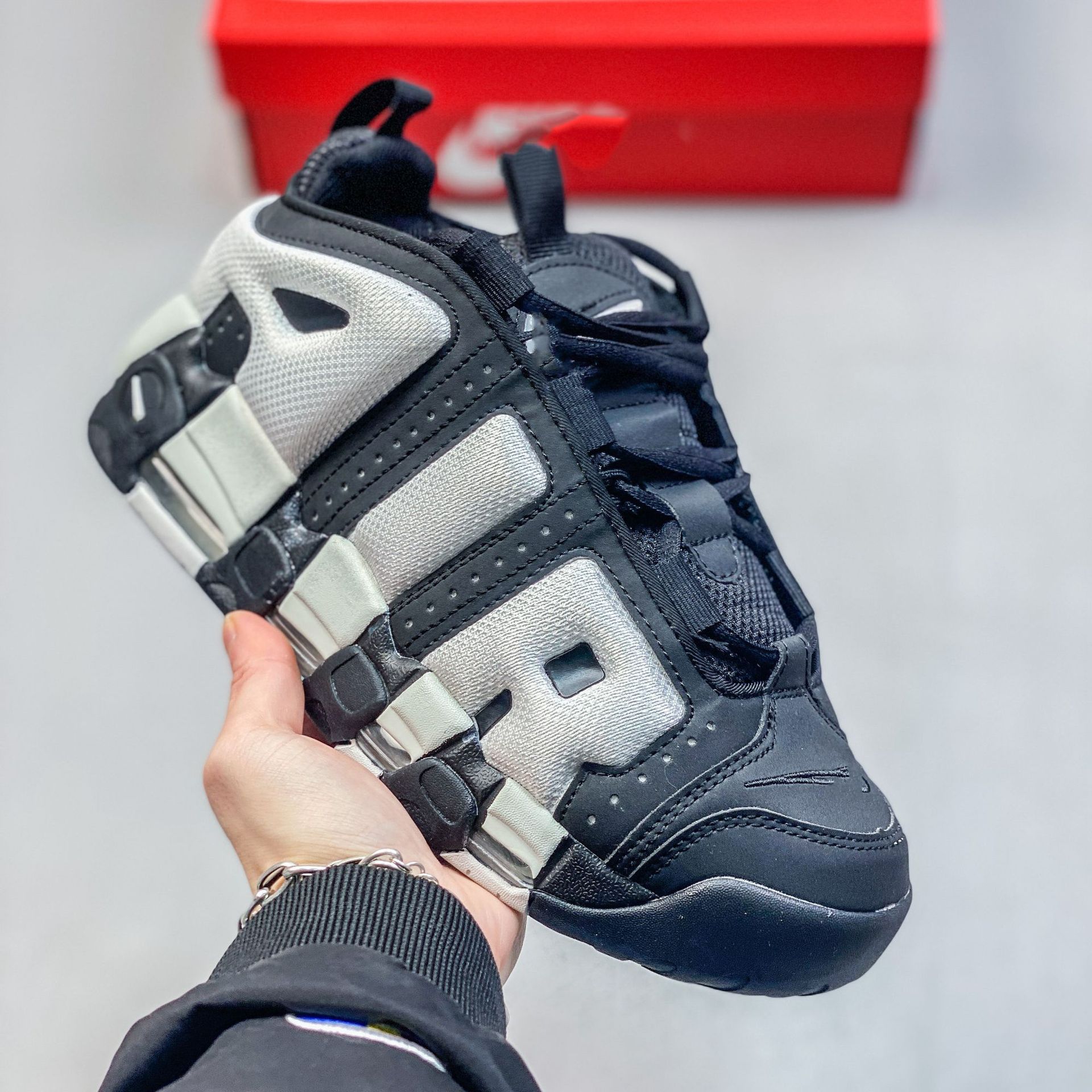 Zapatos de baloncesto de aire de cuero puro 3M zapatos deportivos casuales con almohadilla de aire negro y blanco panda alienígena zapatos para hombres y mujeres