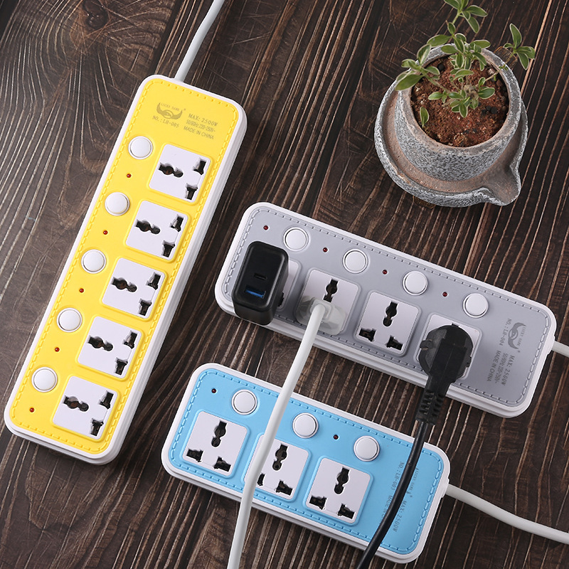 智利 秘鲁 南美 美式 美规 外贸出口 分控开关 排插 插座 插线板