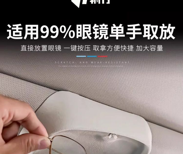 Suitable for the new BMW X1/iX1 car glasses case, sunroof sunglasses storage box, car accessories, interior accessories