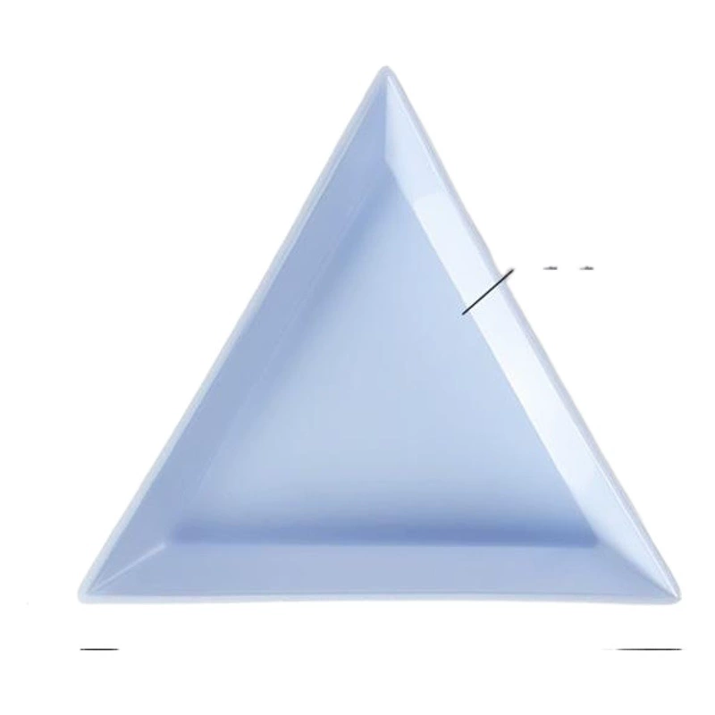 Маникюрная треугольная тарелка бриллиантовая тарелка ювелирные украшения для ногтей