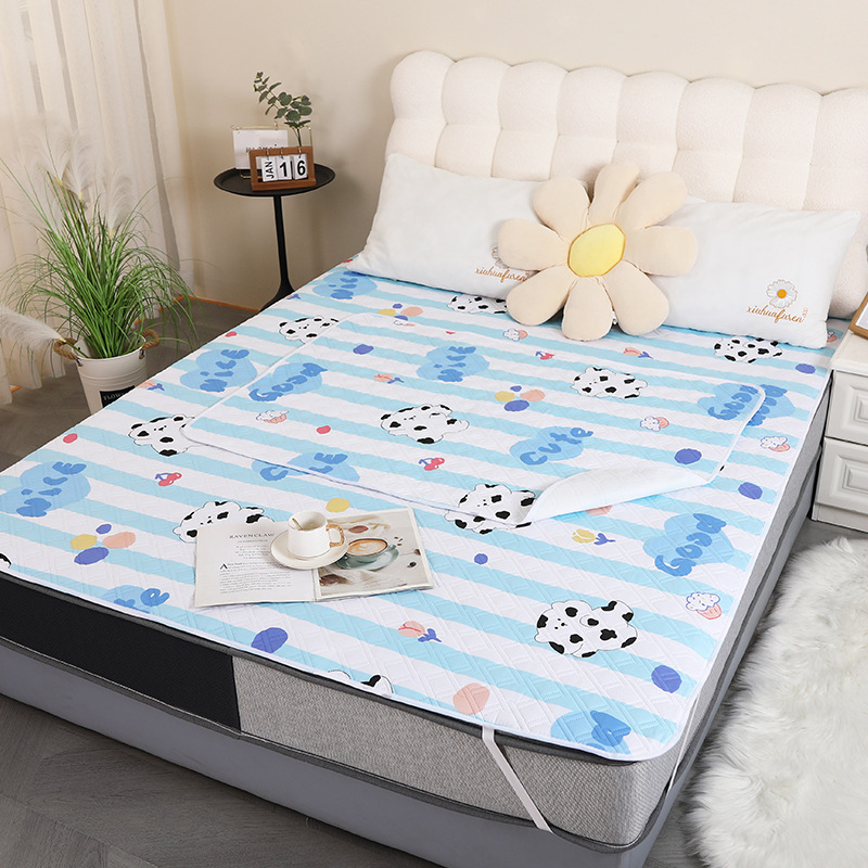 Gran por mayor almohadilla de orina para bebés cama impermeable lavable almohadilla de orina confortable permeable a la tía colchón de fuga lateral