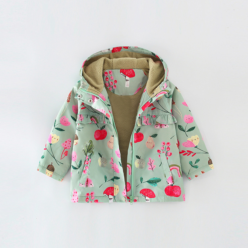 Malwee otoño ropa de los niños europeos y americanos abrigo bebé cazadora manga larga con capucha cremallera camisa superior