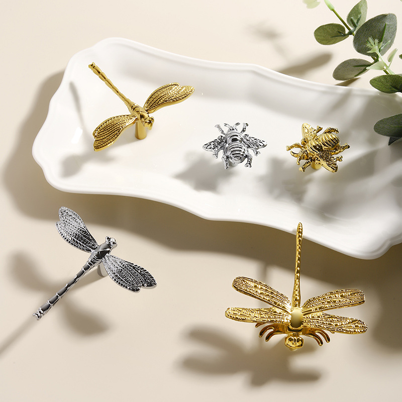 Ручка мебельная Jian Hao Angel Dragonfly Ангел левая Хром