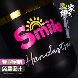 西家转印贴纸定制uv水晶标水晶贴金属贴纸撕膜留字logo不干胶印刷