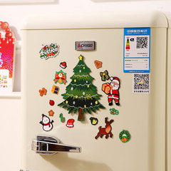 創意的なクリスマスの老人の祝日の雰囲気の新年の磁気は冷蔵庫を吸い込みます。