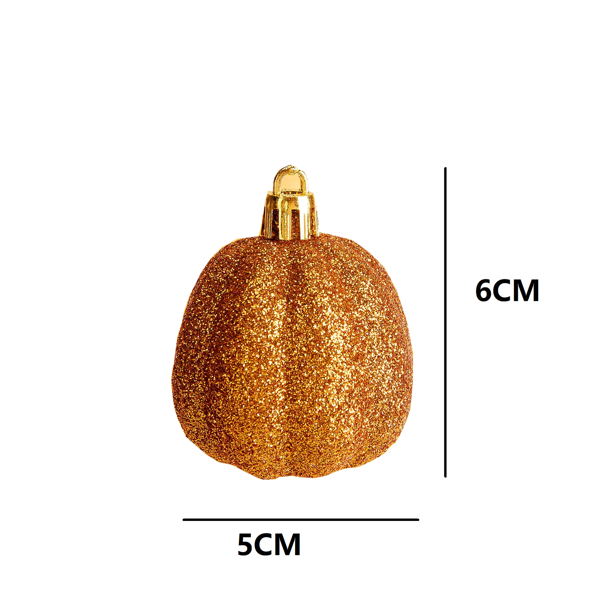 12 pequeños colgantes de calabaza de plástico para Halloween transfronterizo