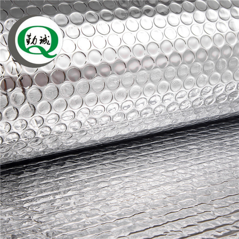 源头厂家直销隔热遮阳材料双面单层铝膜气泡镀铝膜复合气泡膜批发