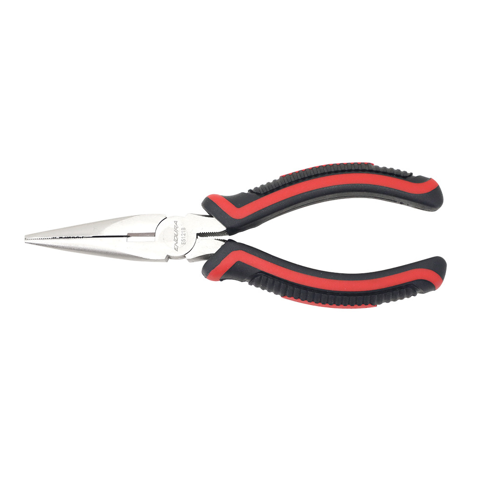 力易得6寸8寸双色柄美式尖嘴钳尖咀钳E5121B E5123B