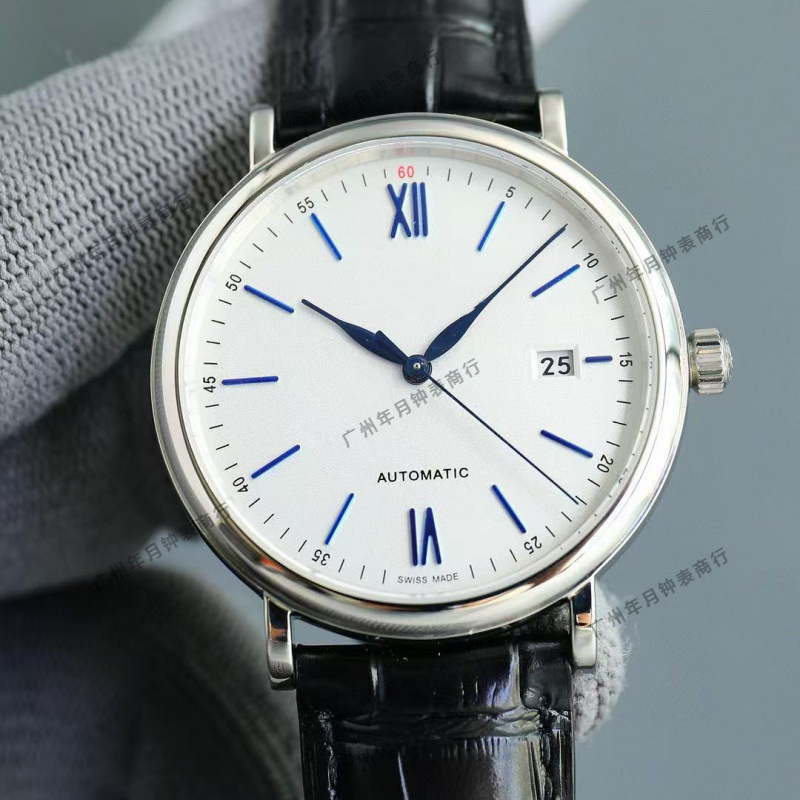 Mks Wan Guo Jia Botao Nofi Automatic Mechanical Three-Hand High-Quality Leather Strap Fashion Business Men's Watch Foreign Trade