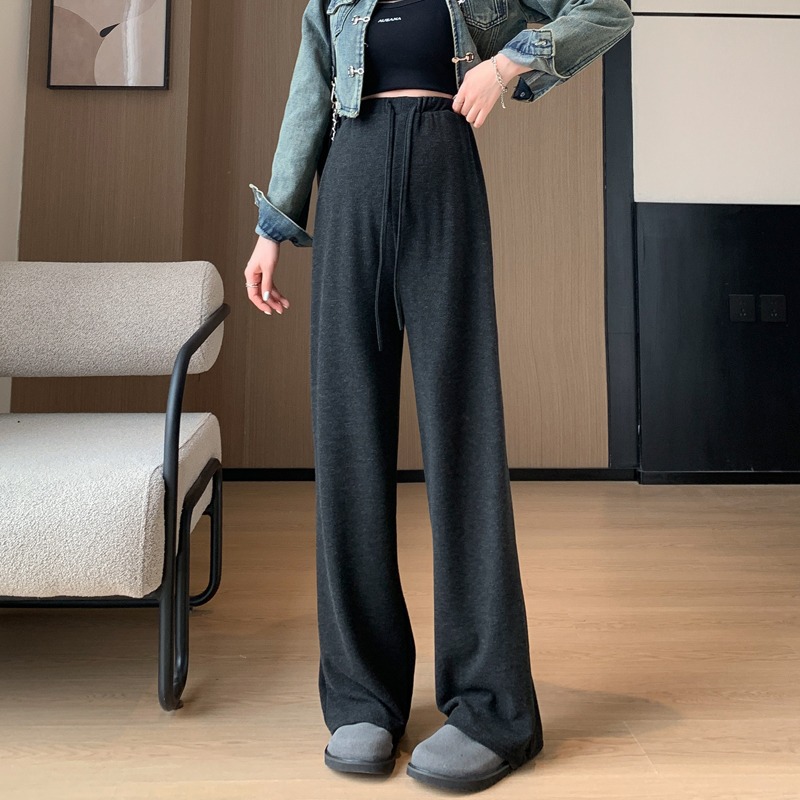 Calças de maternidade perna larga para gestantes primavera verão_voghion.com