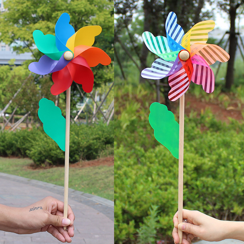 travel rotating colorful plastic windmill toy