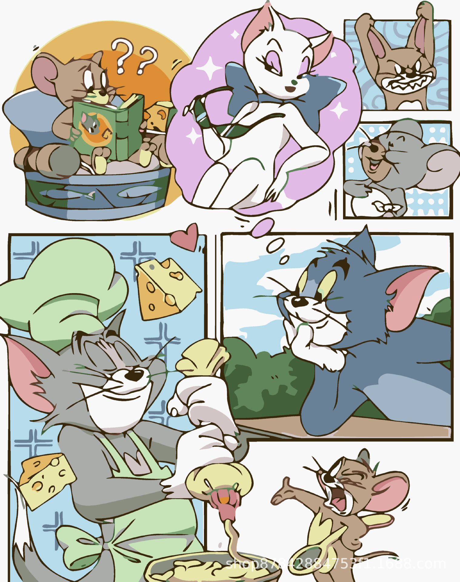 Pintura al óleo digital bricolaje al por mayor hecho a mano relleno de color curación descompresión popular para niños flor nieve montaña decorativa pintura de paisaje