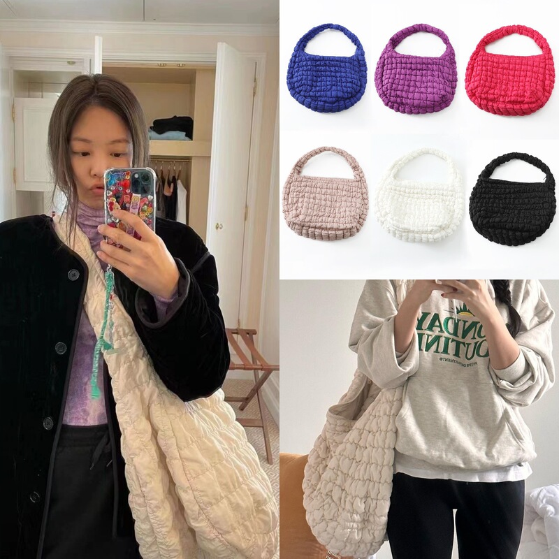Special clearance non-refunding large South Korea niche Jennie with large capacity slung shoulder bag cloud bag