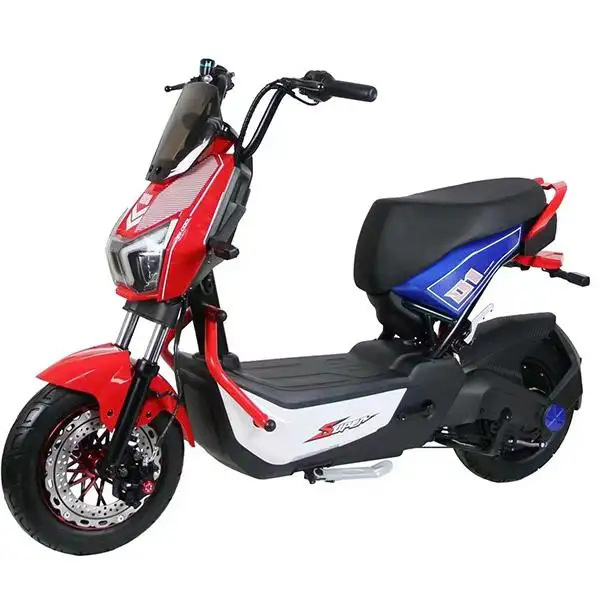 Mayorista nuevo pedaleo adulto motocicleta de batería motocicleta eléctrica de alta velocidad larga duración litio motocicleta eléctrica de dos ruedas