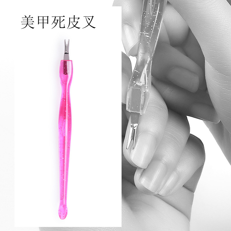 exfoliating fake nails for manicure