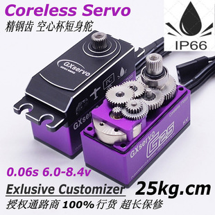 GXServo G25 25kg 7.4v�߉��ٽ����X���ı���Ť���ض�����C